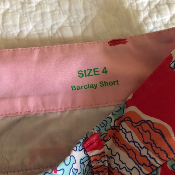 Lilly Pulitzer Barclay Shorts, size 4 - Picture 4 of 5